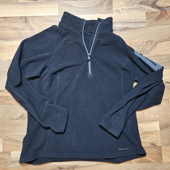 Eddie Bauer Jackets & Blazers - Eddie Bauer First Ascent Fleece Womens Large Black